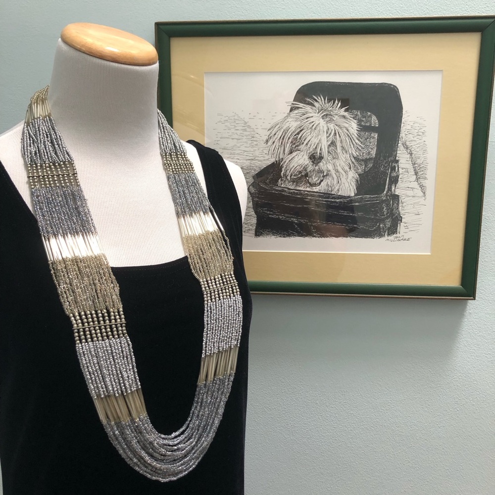 Ann Taylor Loft Multi-Strand Statement Necklace - image 1